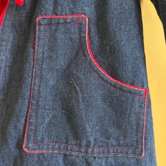 90s Vintage Denim/Fleece Jacket - Picture 3 of 6
